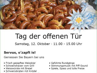 Tag der offenen Tür und Oktoberfest